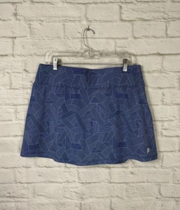 Prince Womens Blue Print Tennis Skort Skirt Size Large - Picture 1 of 5
