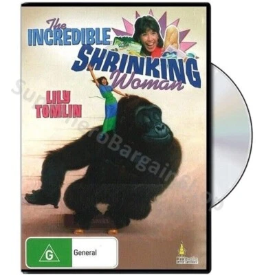 The Incredible Shrinking Woman (DVD, 1981) PAL без ограничений по регионам (Лили Томлин) ЗАПЕЧАТАННАЯ - Изображение 1 из 4