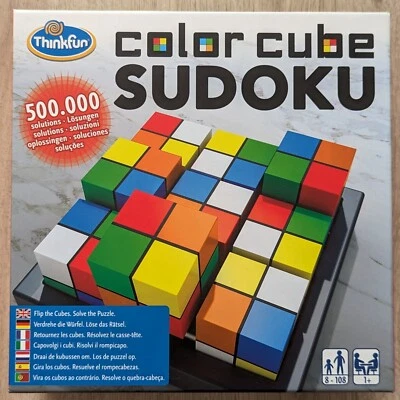 THINKFUN Color Cube Sudoku - Logikspiel Brettspiel ab 8 Jahren - Bild 1 von 2