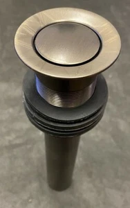 Enchufe táctil para dedo Jaclo 814-VB 1-1/4" drenaje de lavatorio en bronce vintage - Imagen 1 de 11