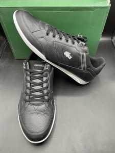 Las mejores ofertas en Parte superior de cuero Lacoste negro zapatos  casuales para hombres | eBay