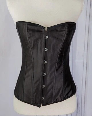 Corsé negro para mujer mediano sexy moldeador sobre busto nuevo Foto 1 de 3