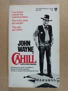 Cahill John Wayne Movie Tie-In 1975 vintage paperback - Picture 1 of 3