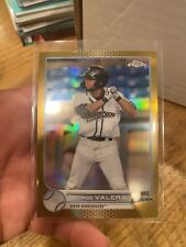 2022 Topps Debut George Valera Rookie Gold Refractor #39/50 Top Prospect !!