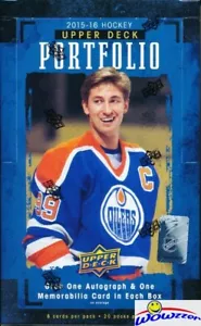 2015/16 Upper Deck Portfolio Hockey Sellado Hobby Box-2 Automático/Mem-McDavid Año Control ¡Año Nuevo! - Imagen 1 de 1