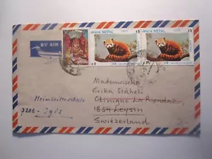 Cubierta de panda rojo Nepal 1975 - Imagen 1 de 2