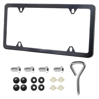For Mini Cooper Clubman License Plate Frame Car Tag Mount Holder Stainless Steel - Image 1 of 4