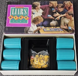 De colección 1987 Milton Bradley LIAR'S DICE Juego Familiar Noche Juego = Nueva Caja Abierta - Imagen 1 de 2