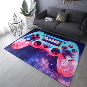 Game Controller Kids play Area Rugs Non-Slip Floor Doormats Carpet for Bedroom