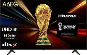 Hisense 43A6EGTUK (43 Inch) 4K UHD Smart TV, with Dolby Vision HDR, DTS Virtual - Picture 1 of 2