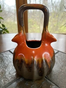 Vintage BELGIUM JWC Flamand Flemish Art Pottery Bud Vase - Picture 1 of 9