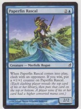 Magic MTG Tradingcard Lorwyn 2007 Paperfin Rascal 77/301