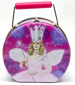 1999 Ltd Edt Zauberer von Oz Gute Hexe Böse Hexe Runde Dose Brotdose Pink Lila - Bild 1 von 11