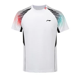 Adult Kid Li-Ning Sports Short Sleeve Tops Tennis Clothes Badminton Wear T-SHIRT - Picture 1 of 13