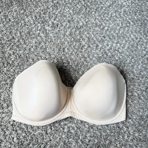 Wacoal Strapless Bra 40G 854119 Red Carpet Convertible Beige Tan Nude NO STRAPS - Picture 1 of 3