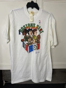 Camisa Vintage Años 80 NBA Boston Celtics El mejor paquete de seis talla XL Etiqueta Prentiss EE. UU. - Imagen 1 de 6