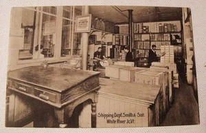 White River Junction VT Postkarte SMITH & SON Schifffahrtsabteilung BÄCKEREI um 1920 - Bild 1 von 2