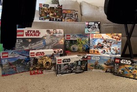 LEGO Star Wars & Jurassic World Sets Ages 6-14 Lot of 11