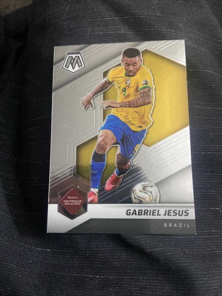Gabriel Jesus - 2021-22 Mosaic Road to FIFA World Cup Base Card #160 - Image 1 of 1