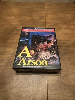 A is for ARSON: Murder Puzzle Series (NOVO) - Imagem 1 de 2