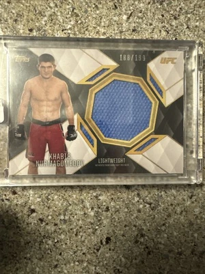 2016 Topps UFC Top of the Class - Relics Khabib Nurmagomedov #TCR-KN /199 (MEM) - Image 1 of 4