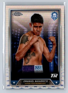 2024 Topps Chrome Boxing Emanuel Navarette Silver Refractor #10 RC Rookie - Picture 1 of 2