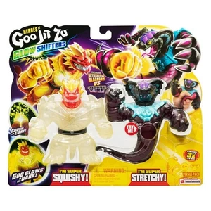Neu HEROES of GOO JIT ZU Glow Shifters Ultra Glow Blazagon vs Shadow Fang Viper - Bild 1 von 4
