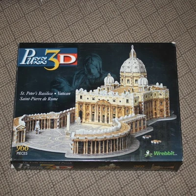 Puzz3D St. Peter's Basilica The Vatican Wrebbit Puzzle 966 Pieces - Image 1 of 3