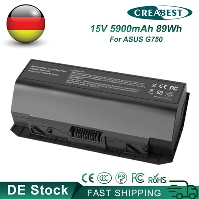 Batería 88Wh 15V A42-G750 Para ASUS G750JH G750JM G750JX G750JW G750JZ Serie G750 - Imagen 1 de 4