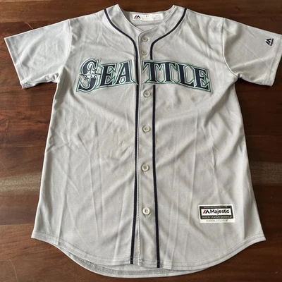 Seattle Mariners MLB Robinson Cano Jersey Gray Youth Large (14-16) - Image 1 of 4