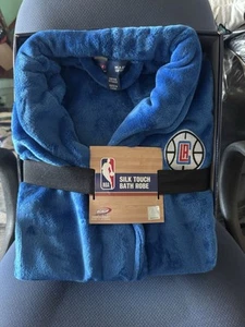 Northwest NBA Accappatoio Uomo LA Clippers con Cappuccio in Seta Touch, 26" x 47" - Foto 1 di 4