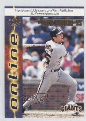 1998 Pacific Online Web Code Cards Rich Aurilia #653 - Image 1 of 2