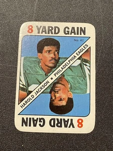 1971 Topps #42 Harold Jackson Game Inserts - Picture 1 of 2