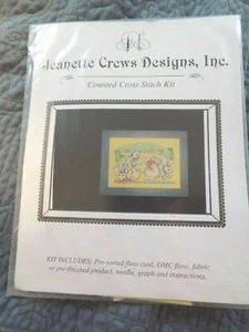 Jeanette Crews Designs Counted Cross Stitch Kit ~ Spring is in the Air ~ New - Picture 1 of 2