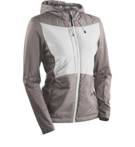 NEU Sun Mountain Damen MEDIUM Colter II Jacke beige weiß Kapuze Full-Zip - Bild 1 von 2