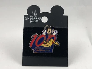 Rare Disney LE 100 Years of Magic Mickey with Pluto With Backing Pin #9850 - Picture 1 of 4