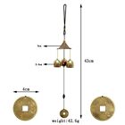Metal Wind Chimes With Large Copper Bells ? Outdoor And Indoor Ornament