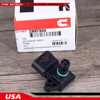 NEW 2897334 Pressure Temperature Sensor for CUMMINS M11 ISC ISL ISM ISX ISB USA - Image 1 of 4