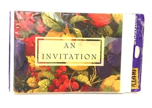 8 tarjetas y sobres de colección Hallmark Party Express Invitations fruta "en invitación" - Imagen 1 de 4