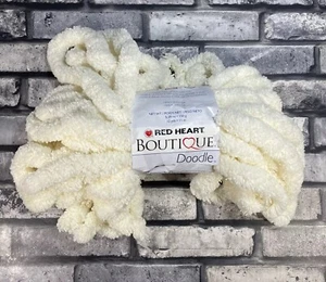 RED HEART Boutique Doodle Yarn CREAM #1114 1 Skein NEW Discontinued - Picture 1 of 8