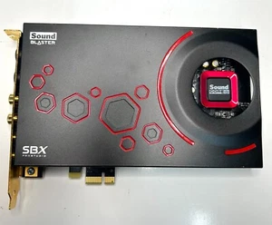 Creative Sound Blaster ZxR PCIe Sound Card 24bit/192kH Model SB1510 CARD ONLY - Picture 1 of 2