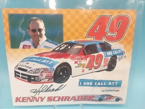 Dodge Racing NASCAR #49 2002 8x10 firmado por Ken Schrader - Imagen 1 de 4
