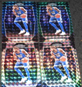 (4) 2017-18 Panini Prizm Mosaic WILLIE CAULEY-STEIN #22 GREEN+ BLUE+ SILVER LOT - Picture 1 of 1