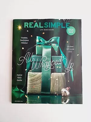Real Simple Magazine December, 2024 Special Double Issue All Wrapped Up. - Image 1 of 2