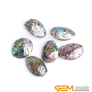 Abalone Shell Beads Jewelry Making Gemstone Loose Beads 2&6 Pcs AU Multicolor - Picture 1 of 28