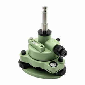 New Swiss-style GREEN TRIBRACH & ADAPTER WITH OPTICAL PLUMMET FITS PRISM SETUP - Picture 1 of 5