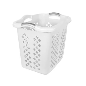 Style Selection 2-bushel Plastic Laundry Basket Hamper Clothes Storage Organizer - Picture 1 of 7