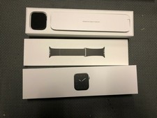 Apple Watch Series 5 44mm Space Black Stainless Steel Case Cellular GPS USED