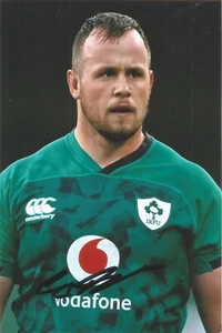 IRLANDA Y LEINSTER RUGBY UNION: FOTO DE ACCIÓN FIRMADA POR ED BYRNE 6x4 + certificado de autenticidad - Imagen 1 de 1