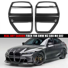 ⭐REAL DRY CARBON FIBER V STYLE NOSE GRILL GRILLE FOR BMW M3 G80 M4 G82 G83 21-24